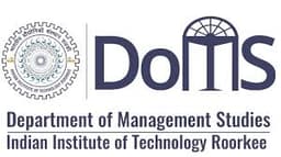Department of Management Studies- DoMS IIT Roorkee logo