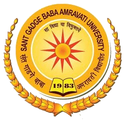 Sant Gadge Baba Amravati University logo