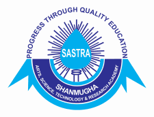 Sastra University School of Law logo